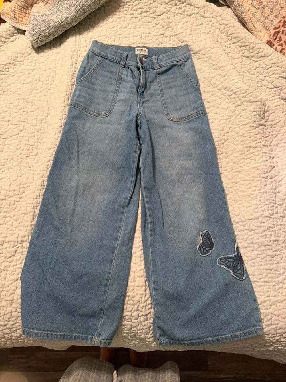 OshKosh B’gosh Girls Butterfly Jeans Size 10